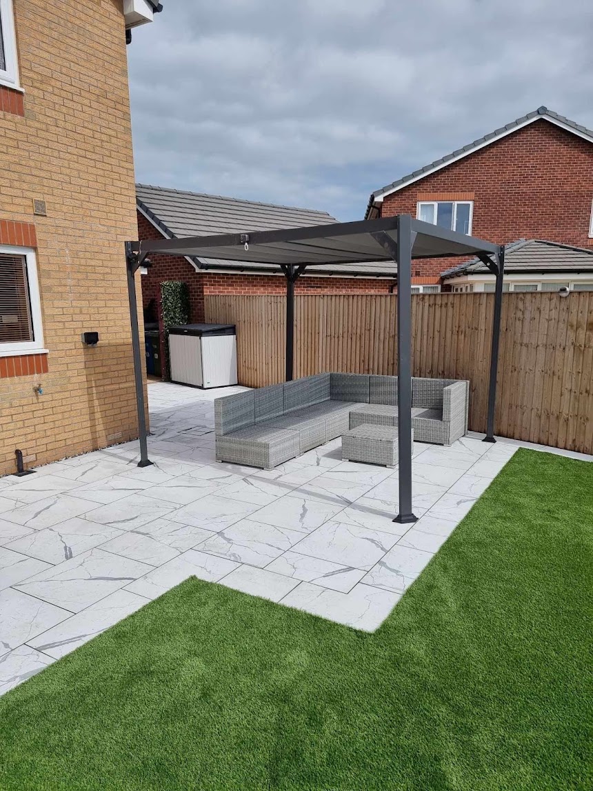 Landscaping project by Priority Paving Specialists